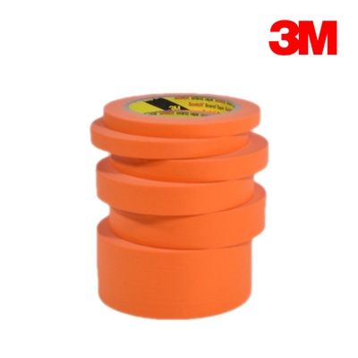 [3M] 마스킹테이프 종이테이프 201 오렌지 12mm ~ 300mm 40M 1롤