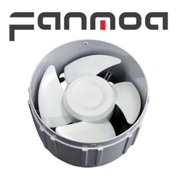 [팬모아] 디퓨저 환풍기 고풍량 저소음 공조환기용 급배기용 팬 덕트 연결 환풍기 FMA-D150 FMA-D200